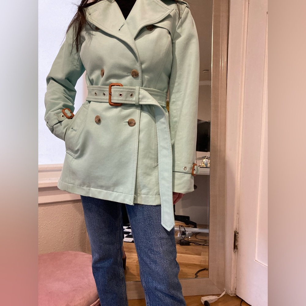 Banana republic belted trench coat